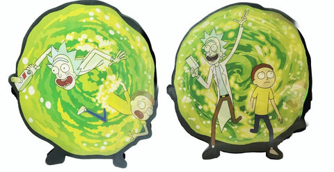 3D Lenticular Sticker - Rick & Morty - Rick & Morty Portal
