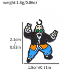 Bracelet Charm - Dragon Ball - Goku in black fighting pose