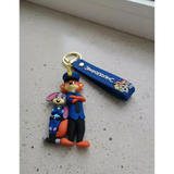 3D PVC Figure Keychain - Zootopia - Nick Judy Police Uniforms