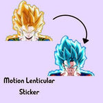 3D Lenticular Sticker - Dragon Ball - Vegito SS & SSB