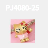 Bracelet Charm - Hello Kitty - leopard-print giraffe Hello Kitty figure