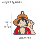 Bracelet Charm - One Piece - Luffy smiling close-up