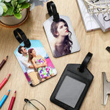 Custom PU Leather Luggage Tag