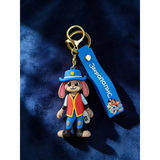 3D PVC Figure Keychain - Zootopia - Stu Hopps Farmer Outfit