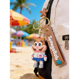 3D PVC Figure Keychain - SpongeBob SquarePants - Sandy Cheeks Astronaut Suit