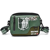 Canvas Bag - Attack on Titan - Survey Corps Wings Of Freedom Emblem Green Dedicate Your Heart Slogan
