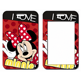 ID Card Badge Holder - Mickey & Friends - Minnie Mouse Red Polka Dot I Love Minnie