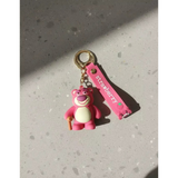 3D PVC Figure Keychain - Toy Story - Lotso With Cane