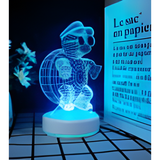 3D LED Night Light - Super Mario - Koopa Troopa with sunglasses