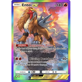 Card Keychain - Pokémon - Entei ex Rainbow border full art