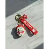 3D PVC Figure Keychain - Hello Kitty - Winter Snowflake