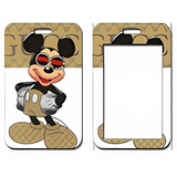 ID Card Badge Holder - Mickey & Friends - Mickey Mouse In Gucci Monogram Style