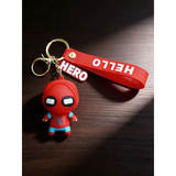 3D PVC Figure Keychain - Spider-Man - Chibi Homemade Suit