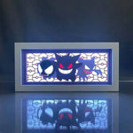 3D Paper Carving Light Lamp - Pokemon - Gengar