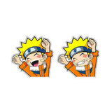 3D Lenticular Sticker - Naruto - Uzumaki Cheering Fists Up