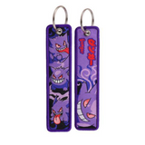 Pokemon Gengar (Purple/Standard) embroidery keychain
