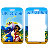 ID Card Badge Holder - Lilo & Stitch - Lilo And Stitch With Scrump