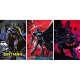 3D Lenticular Poster 12x16 - DC Comics - Batman Comic Art Three Panel Rain Scenes