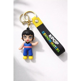 3D PVC Figure Keychain - KPop Demon Hunters - Chichi Blue Outfit