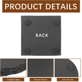 Premium Laser Engraving - Square Slate Coaster