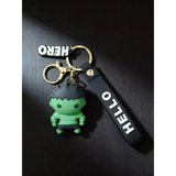 3D PVC Figure Keychain - Marvel - Chibi Hulk Grumpy