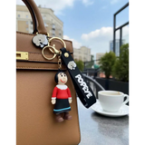 3D PVC Figure Keychain - Popeye - Olive Oyl Classic Outfit