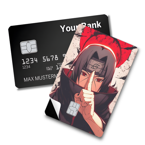Credit Card Skin Sticker - Naruto - Sasuke Uchiha