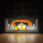 3D Paper Carving Light Lamp - One Piece - Luffy