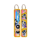 Embroidery Keychain - Powerpuff Girls - Bubbles
