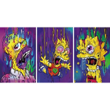 3D Lenticular Poster 12x16 - The Simpsons - Homer Simpson, Bart Simpson, Marge Simpson