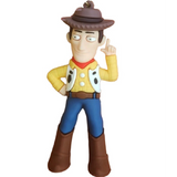 3D PVC Figure Keychain - Toy Story - Woody Pointing Finger