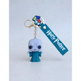 3D PVC Figure Keychain - Harry Potter - Voldemort Teal Robe Arms Out