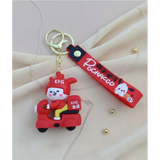 3D PVC Figure Keychain - Sanrio - Pochacco KFG Delivery Rider