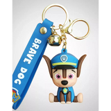 3D PVC Figure Keychain - PAW Patrol - Chase In Police Uniform