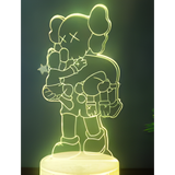 3D LED Night Light - KAWS - BUMP / Hugging Companion