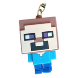 3D PVC Figure Keychain - Minecraft - Steve Default Skin