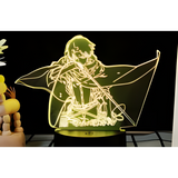 3D LED Night Light - Attack on Titan - Levi Ackerman (9)