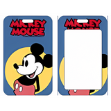 ID Card Badge Holder - Mickey & Friends - Mickey Mouse Smiling On Blue Background