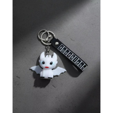 3D PVC Figure Keychain - How to Train Your Dragon - Chibi Light Fury Sitting