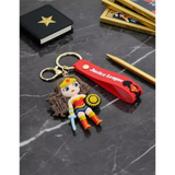 3D PVC Figure Keychain - DC Comics - Wonder Woman Chibi Sword Shield