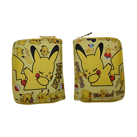 Zippered Short Wallet - Pokemon - Pikachu