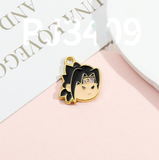 Bracelet Charm - Pokemon - black and yellow Pikachu face
