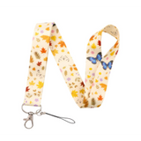Lanyard - Butterflies and Autumn Leaves
