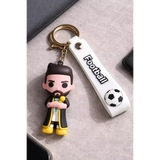 3D PVC Figure Keychain - Lionel Messi - Messi World Cup Bisht