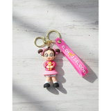 3D PVC Figure Keychain - El Chavo del Ocho - Chilindrina Holding Doll