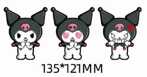 3D Lenticular Sticker - Sanrio - Kuromi Cute Expressions