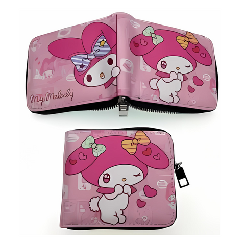 Zippered Short Wallet - Sanrio - My Melody
