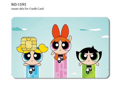 Credit Card Skin Sticker - Power Puff Girls