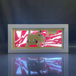 3D Paper Carving Light Lamp - Pokemon - Pikachu Thunderbolt