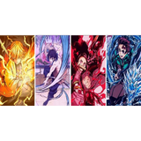 3D Lenticular Poster 12x16 - Demon Slayer - Zenitsu Agatsuma, Inosuke Hashibira, Nezuko Kamado, Tanjiro Kamado
